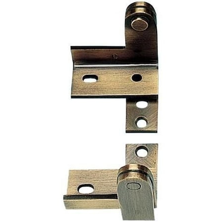 Best Hinges Heavy Weight Steel Wardrobe Pivot #350043 Satin Chrome Finish 32726D